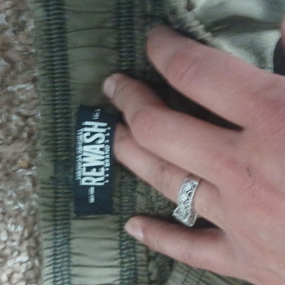 NWT Rewash Olive Green Jogger Pants Tilly Size Medium - Picture 6 of 16